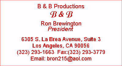 ron brewington business card